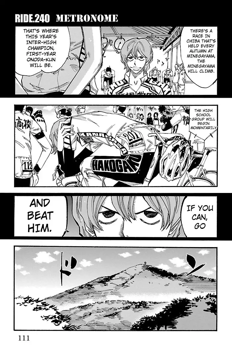 Yowamushi Pedal Chapter 240 1